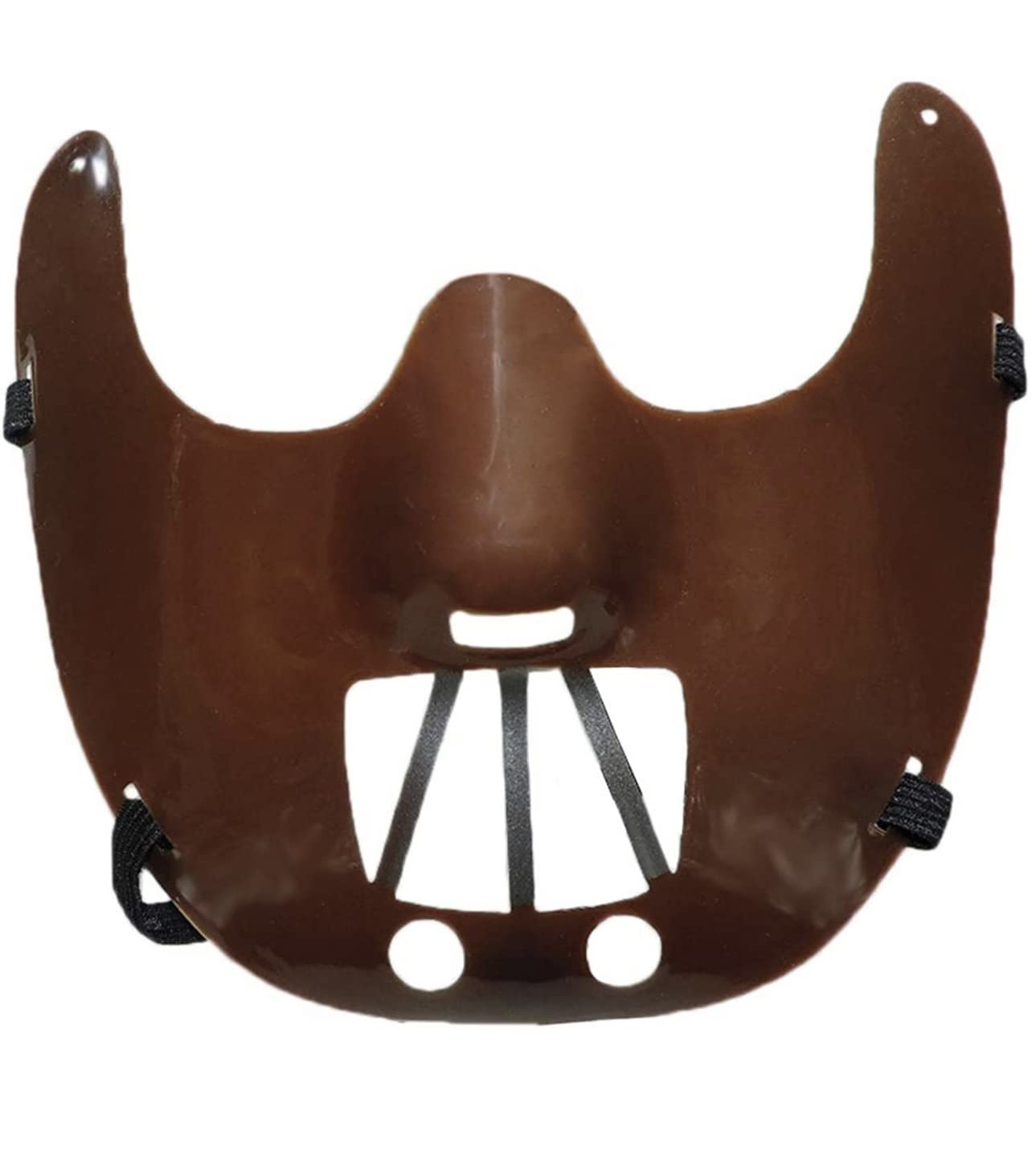 ''Cannibal Hannibal Plastic Restraint Costume Muzzle Mask w/Elastic Strap - For Cos Play, HALLOWEEN, 