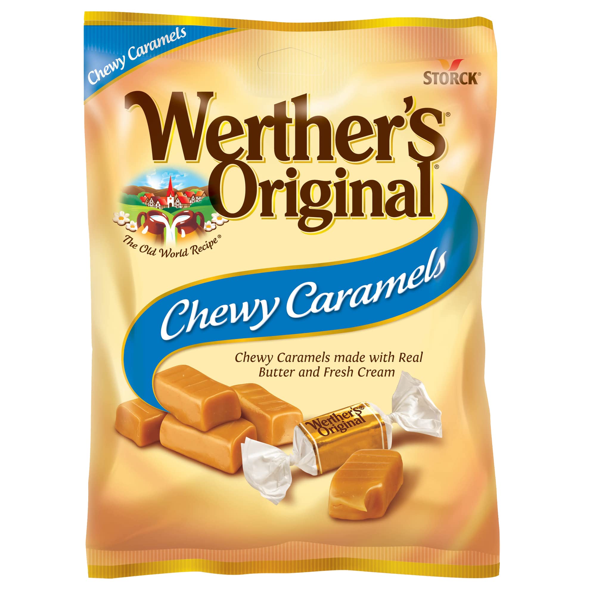 ''Werther's Original Chewy Caramel CANDY, 2.4 Oz Bags (Pack of 12)''