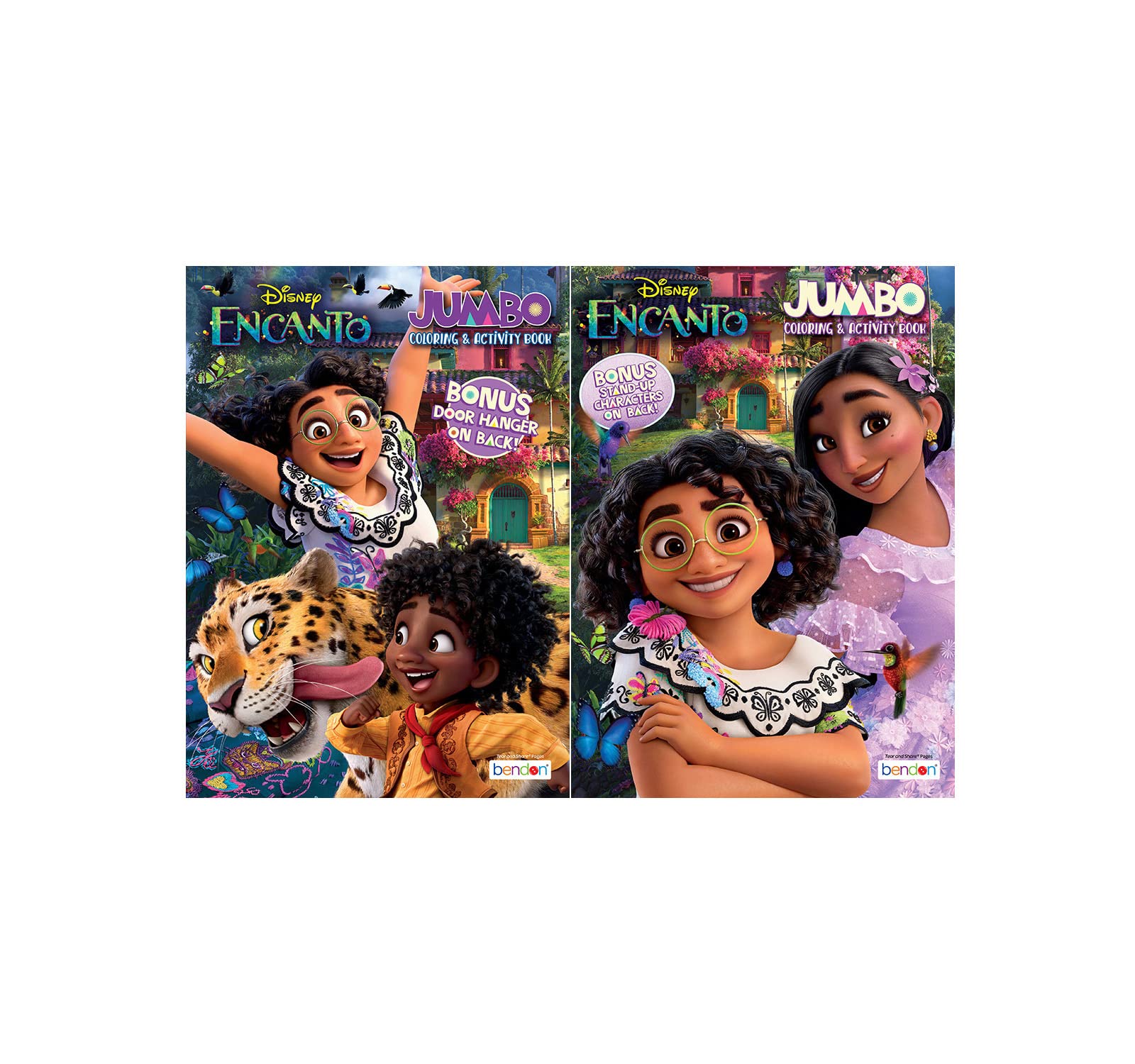 ''Bendon Encanto Jumbo COLORING and Activity BOOK, 80 Page (Set of 2 BOOKs)''