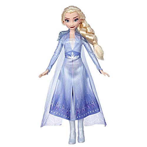 Disney Frozen Elsa Fashion DOLL with Long Blonde Hair & Blue Outfit Inspired by Frozen 2 - Toy for K