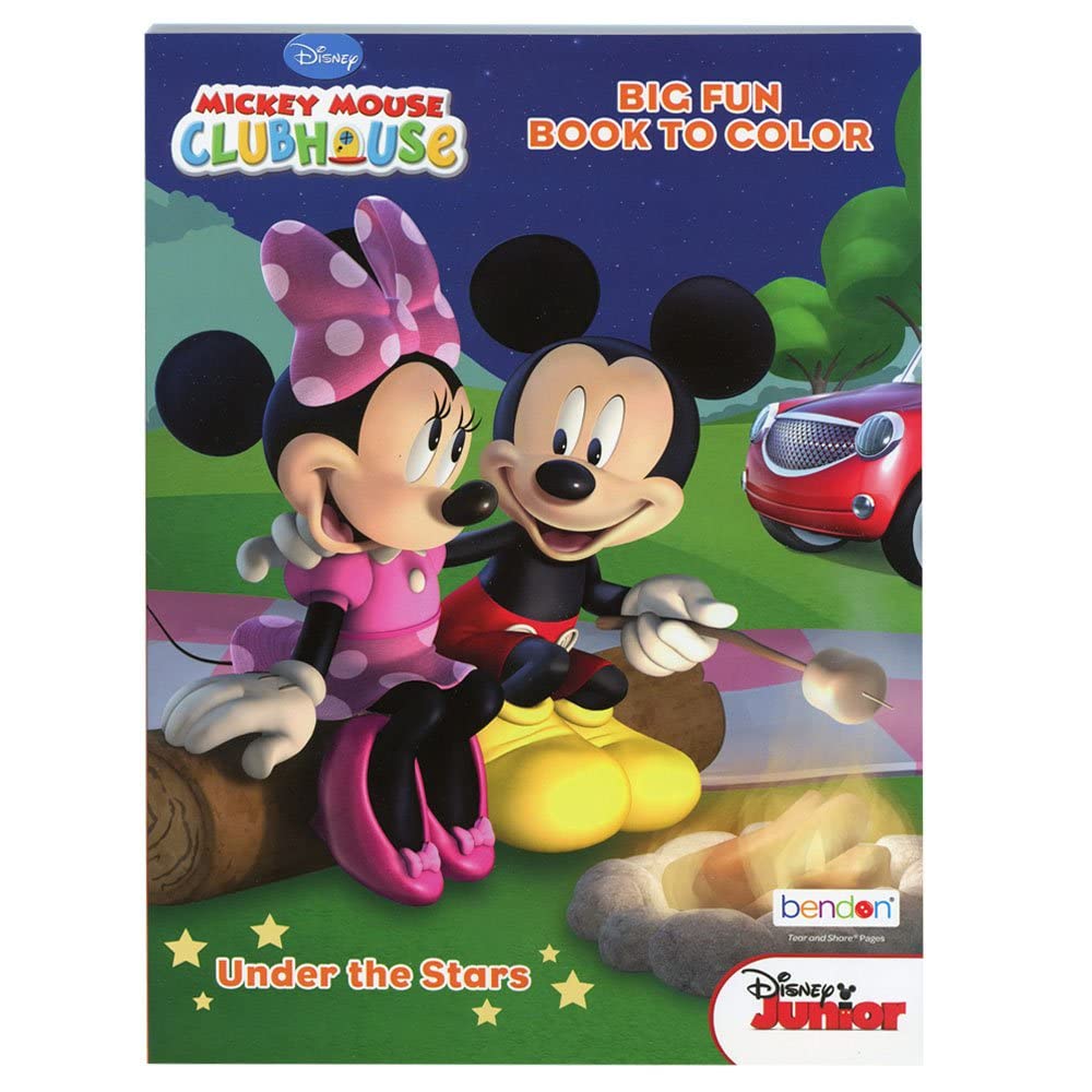 Bendon Publishing Minnie & Mickey Mouse Imagine Ink Mess Free Game BOOK (Club House Color BOOK)