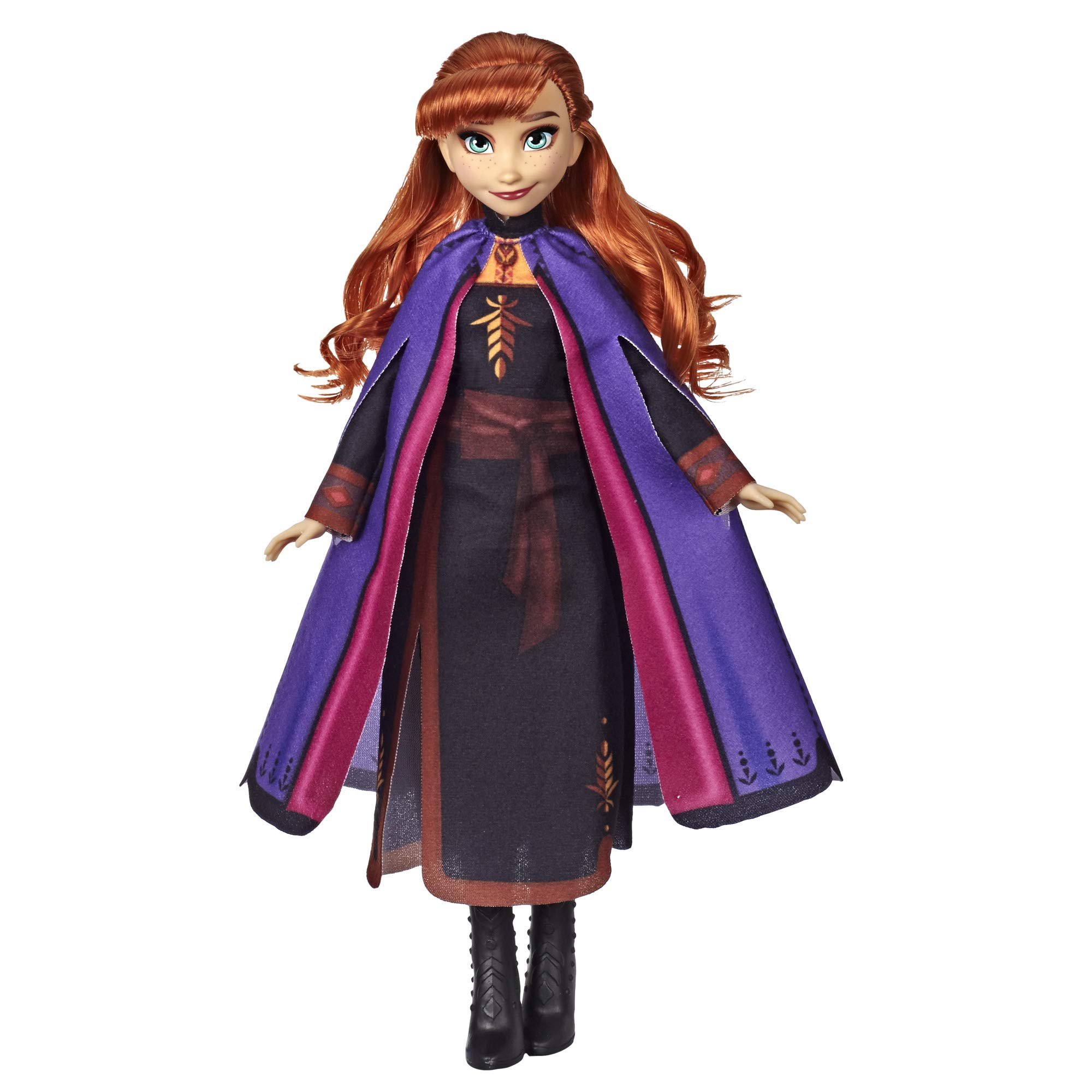 ''Disney Frozen Anna Fashion DOLL with Long Red Hair & Outfit Inspired by Frozen 2 - Toy for Kids 3 Y