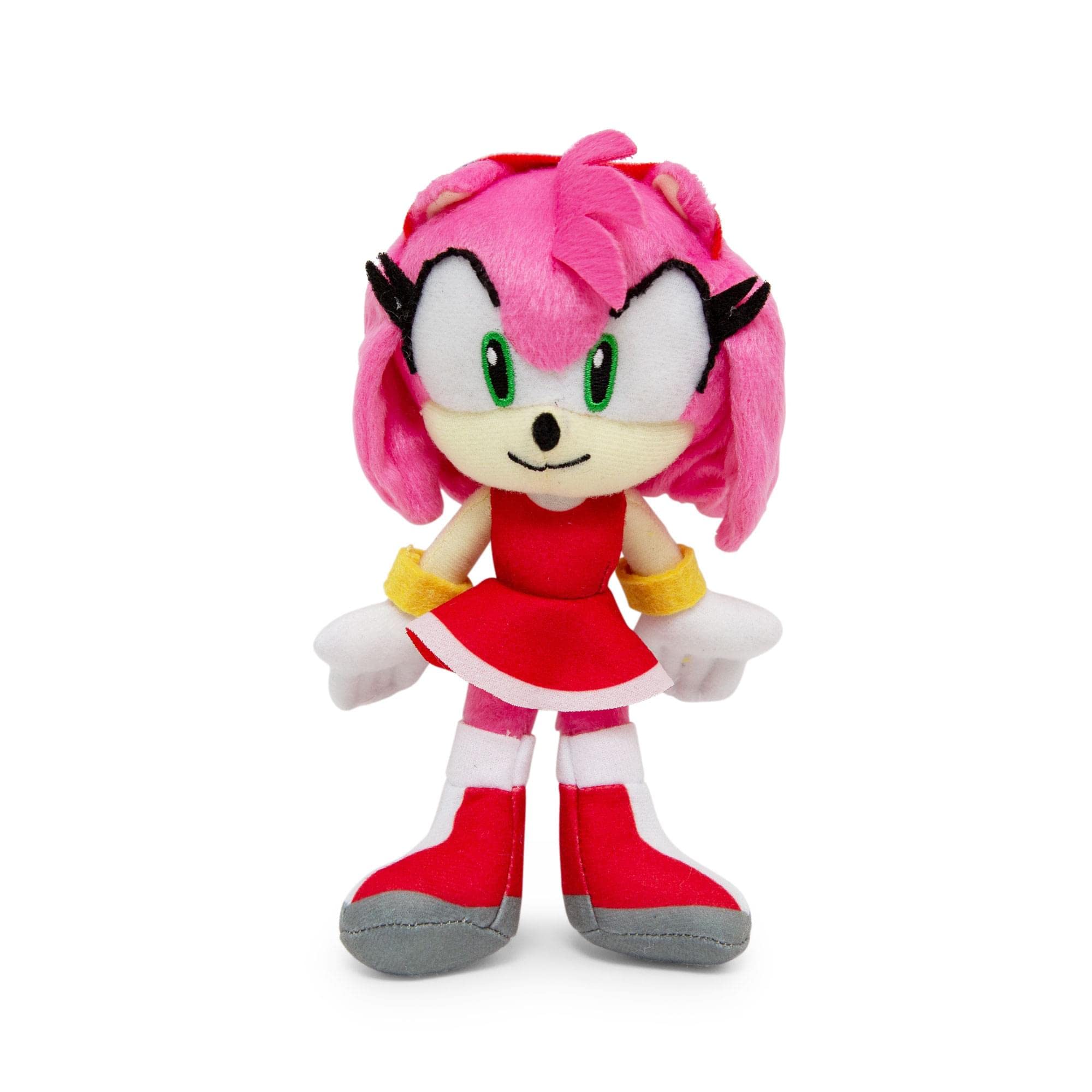 Accessory Innovations Sonic The Hedgehog 8-Inch Amy Rose Character Plush TOY | Kawaii Cute Soft Stuf