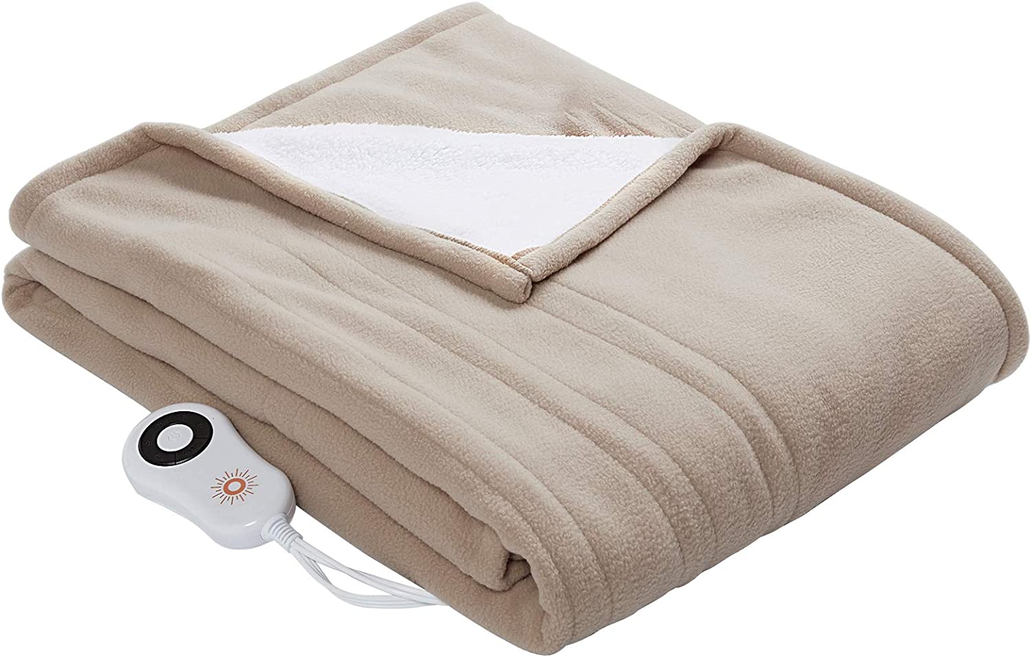 ''STONECREST Reversible Electric BLANKET Heated Throw, 50''''x60'''' Heating BLANKET with 5 Setting Contr