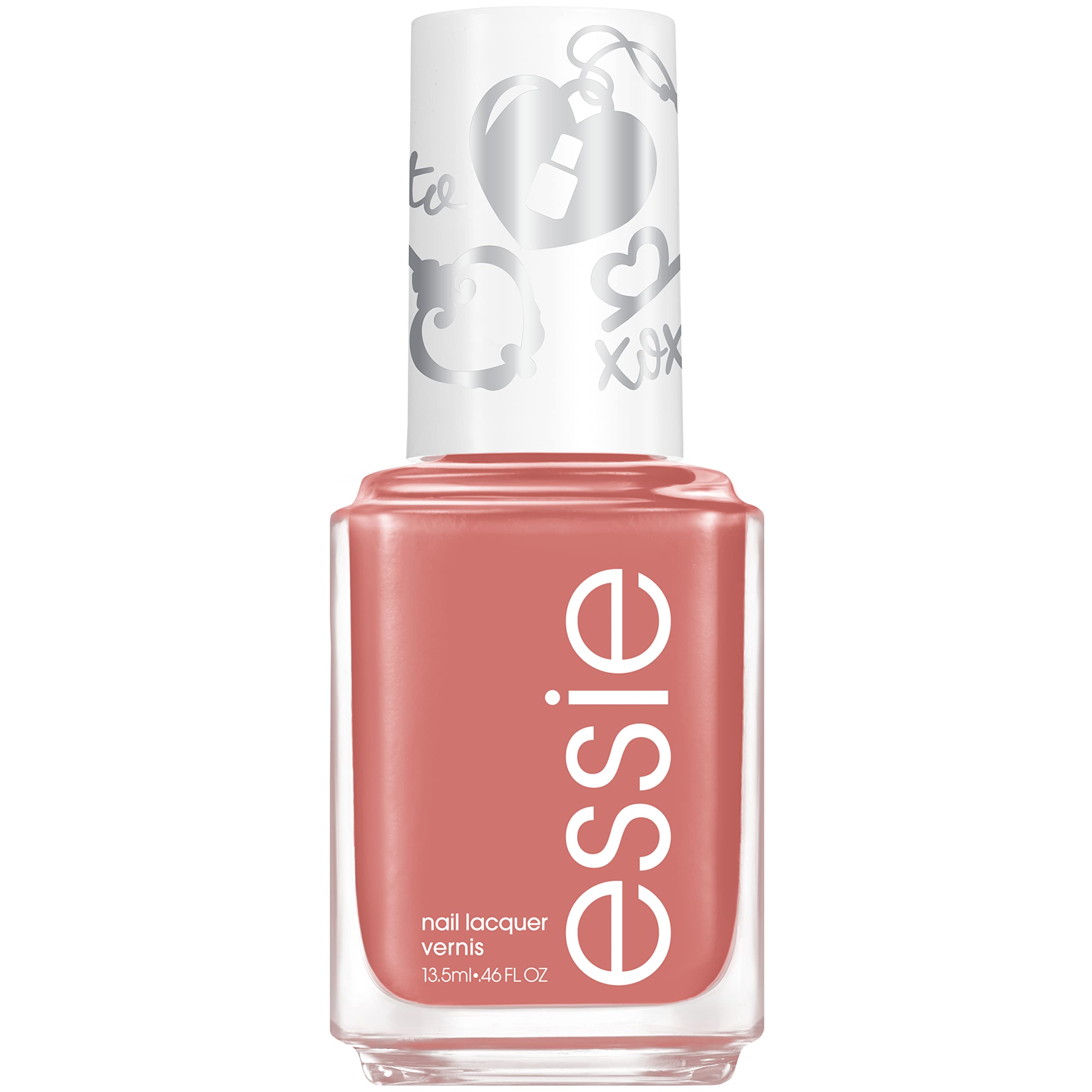 ''essie Vegan Nail Polish, Limited Edition VALENTINE's Day 2022 Collection, Neutral Red, Respond with