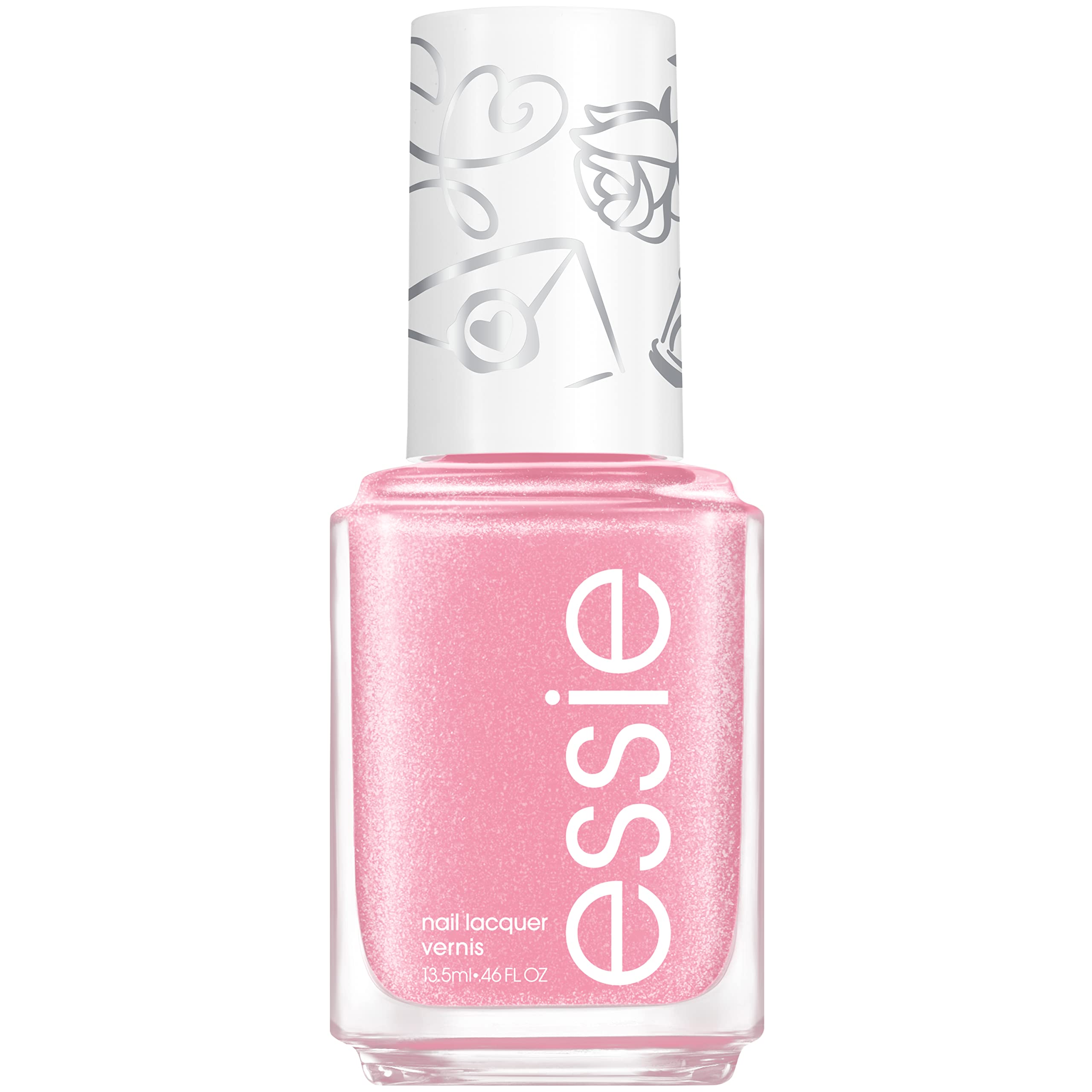 ''essie Vegan Nail Polish, Limited Edition VALENTINE's Day 2022 Collection, Pink, Pretty in Ink, 0.46