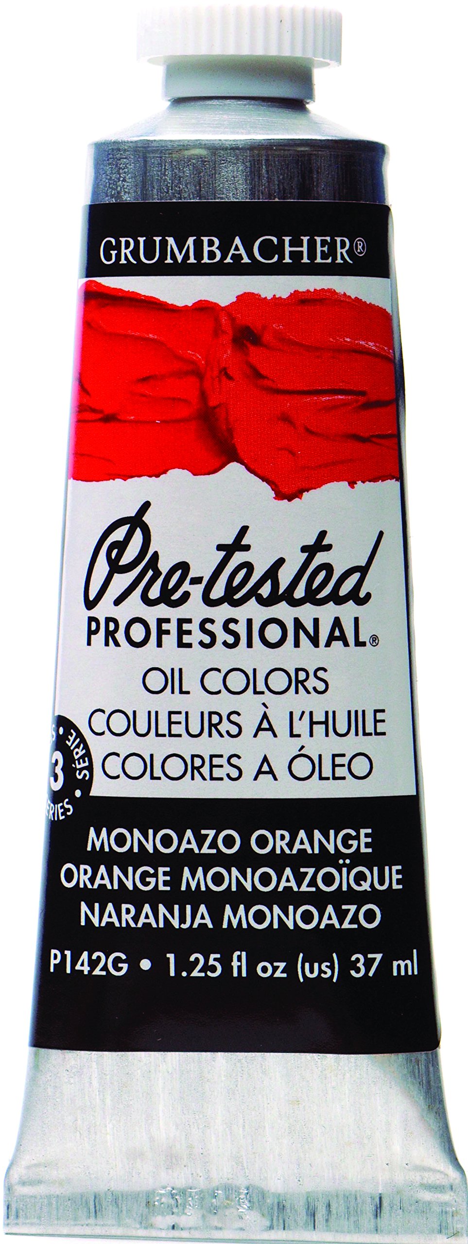 Product Image - Grumbacher Pre-Tested Oil Paint, 37ml/1.25 Ounce, Monoazo Orange (P142G)