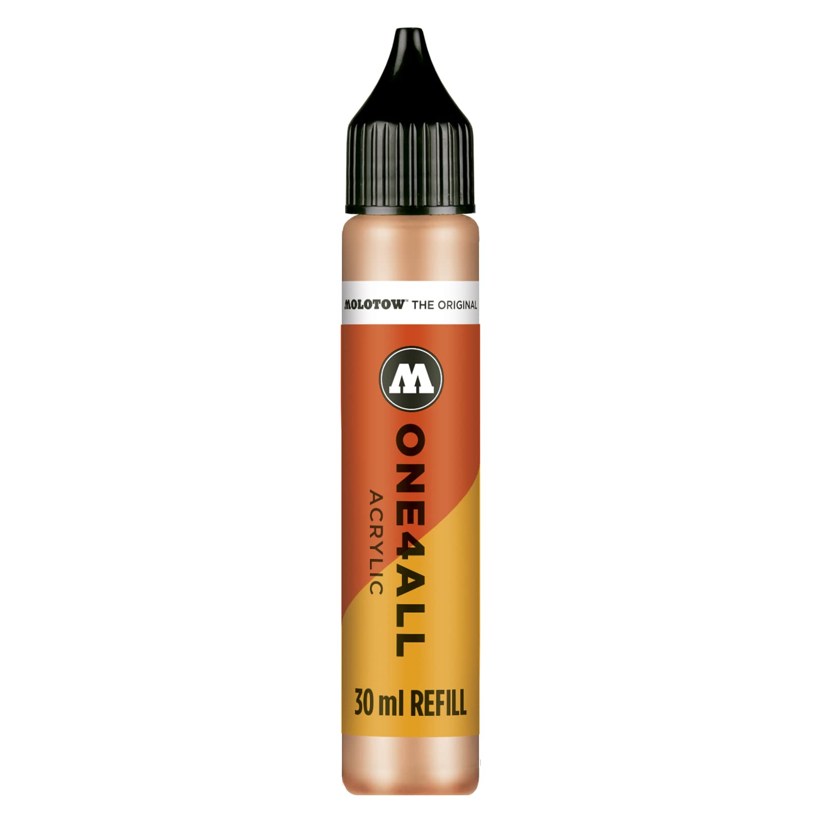 Product Image - Molotow ONE4ALL Acrylic Paint Refill, For Molotow ONE4ALL Paint Marker, Peach Pastel, 30ml Bottle, 1 Each (693.117)