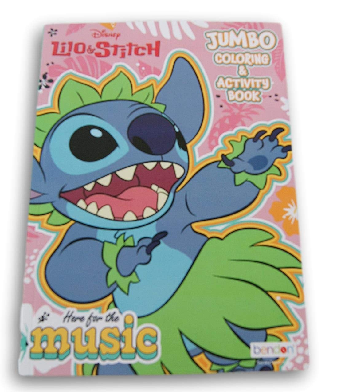 Lilo and Stitch ''Here for The MUSIC'' Coloring and Activity Book - 80 Pages