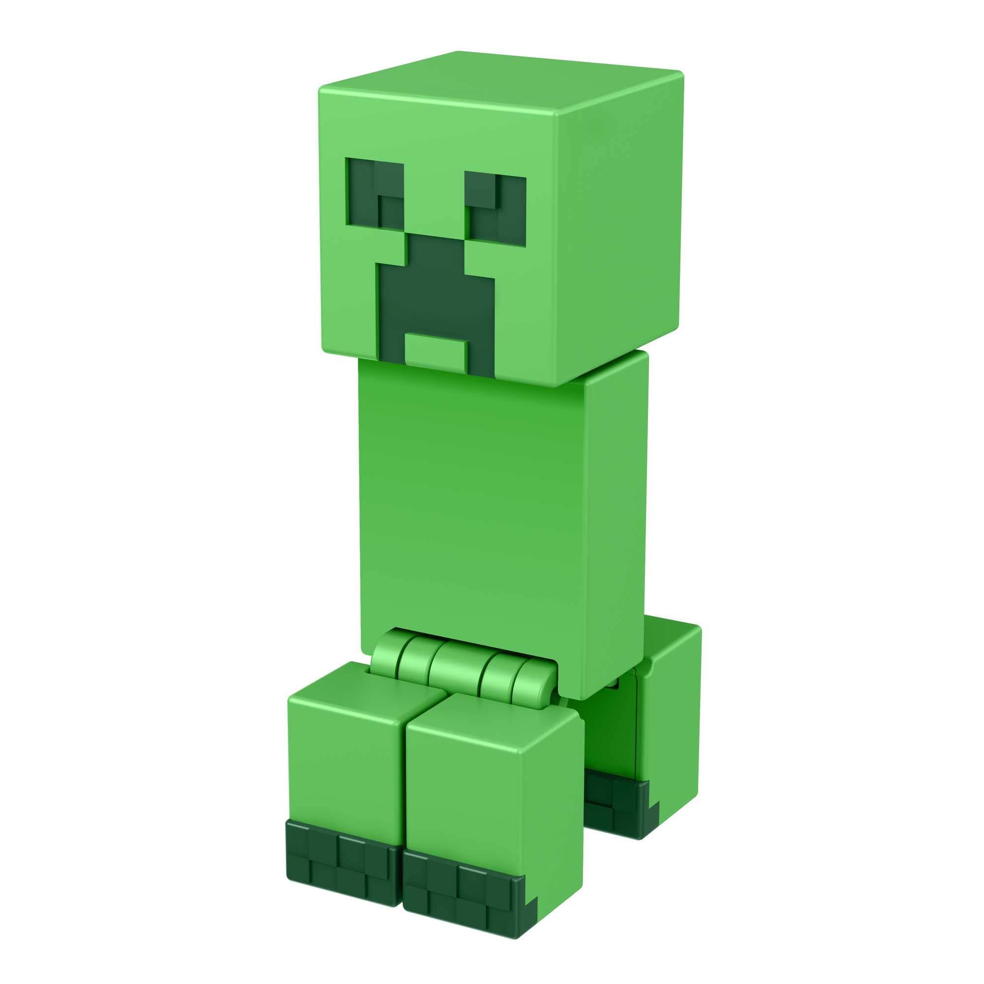 ''Minecraft Creeper ACTION FIGURE, 3.25-in, with 1 Build-a-Portal Piece & 1 Accessory, Building Toy I