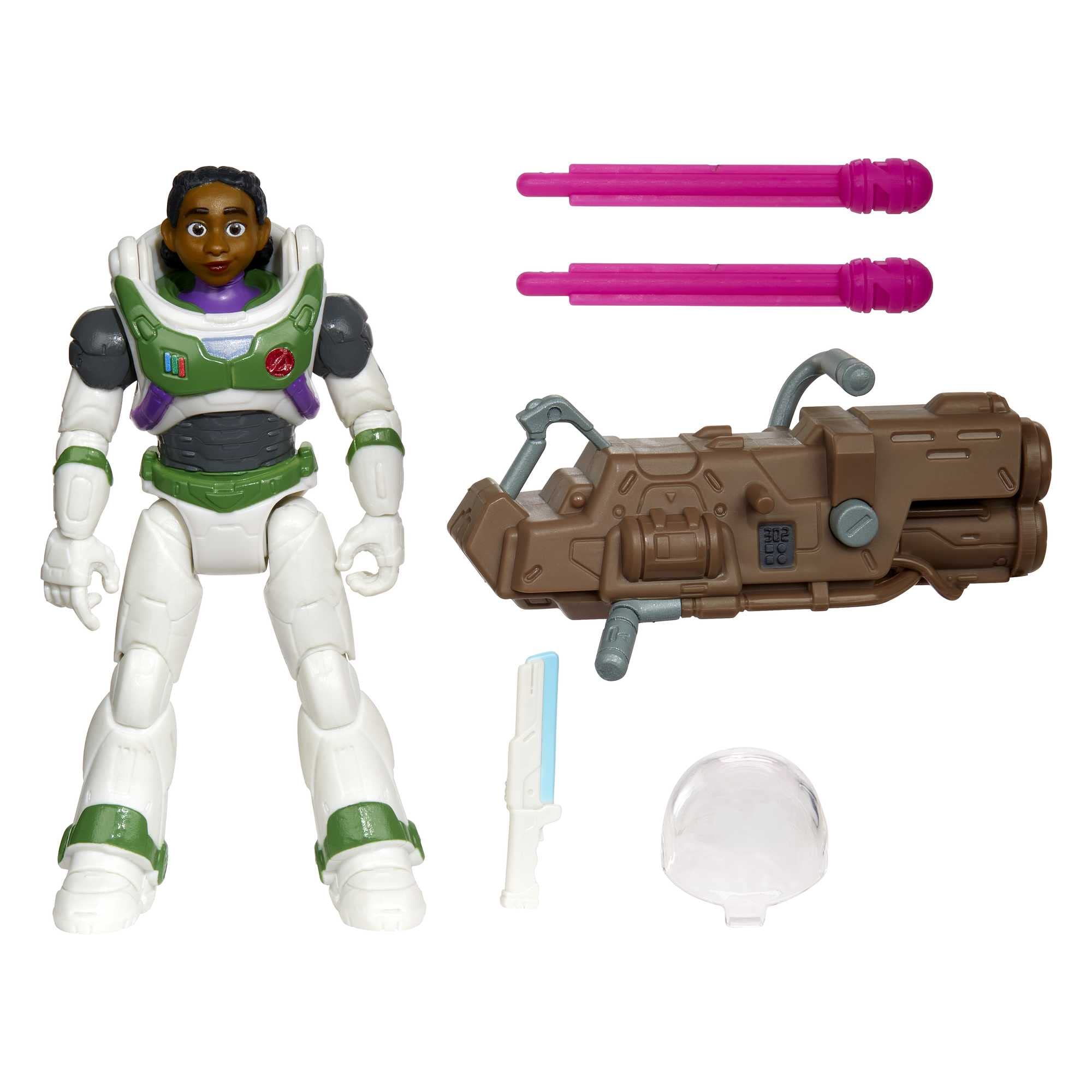 ''Disney Pixar Lightyear Mission Equipped Izzy Hawthorne Figure with LASER Blade Strike Action & Acce