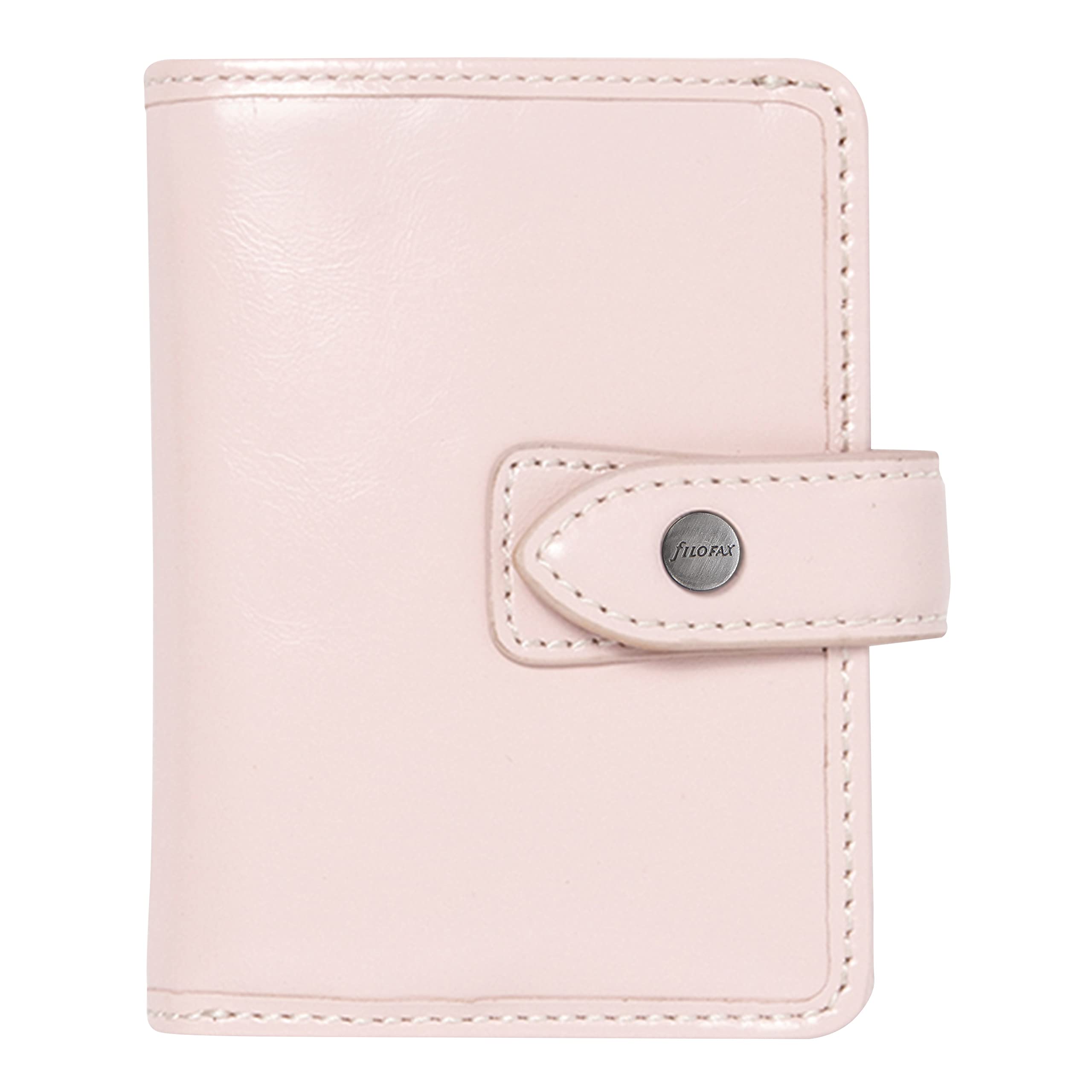 ''Filofax Malden Organizer, Mini Size, Pink - Tactile, Full Grain Buffalo LEATHER, Five Rings, with C