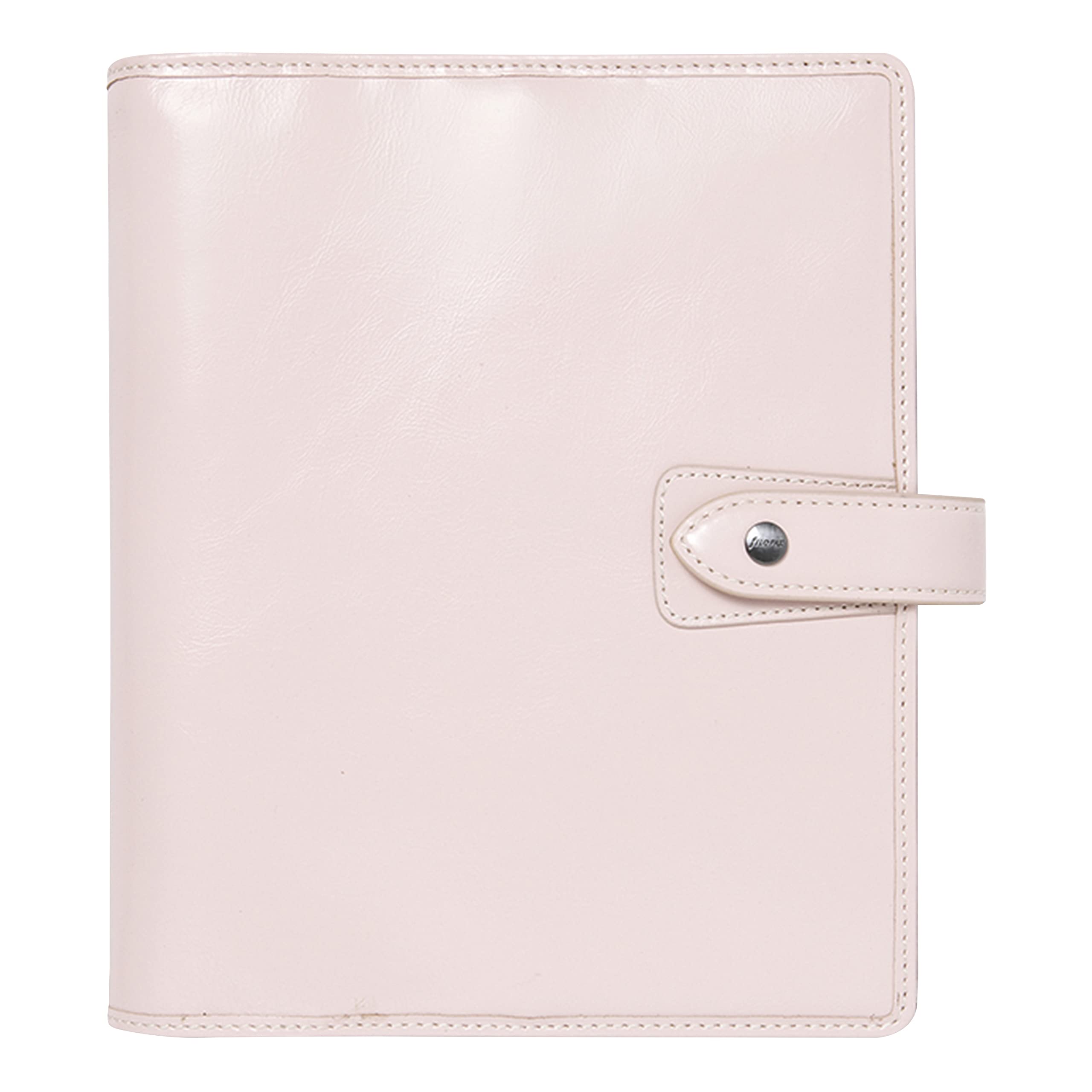 ''Filofax Malden Organizer, Pink - Tactile, Full Grain Buffalo LEATHER, Six Rings, with Cotton Cream 