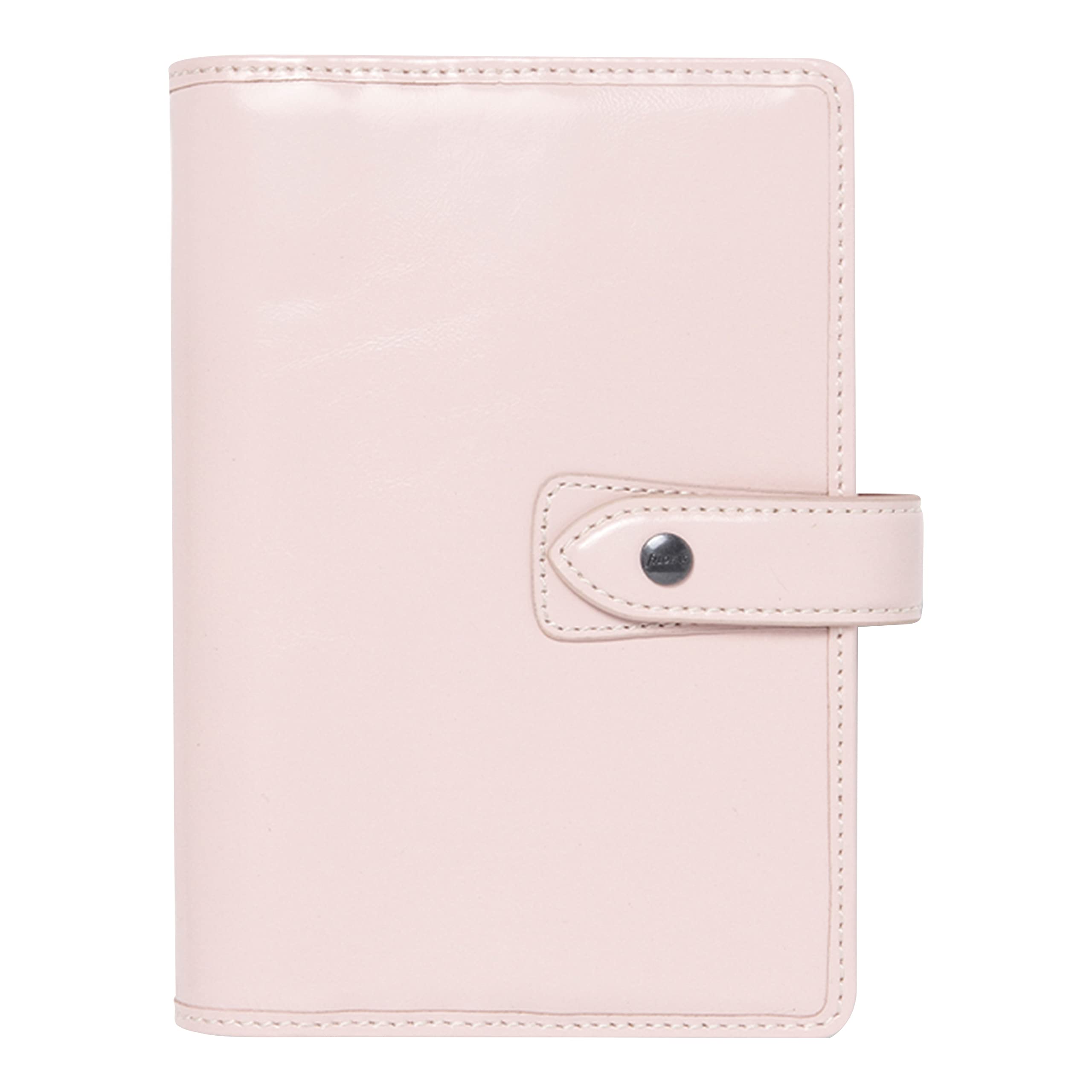 ''Filofax Malden Organizer, Personal Size, Pink - Tactile, Full Grain Buffalo LEATHER, Six Rings, wit