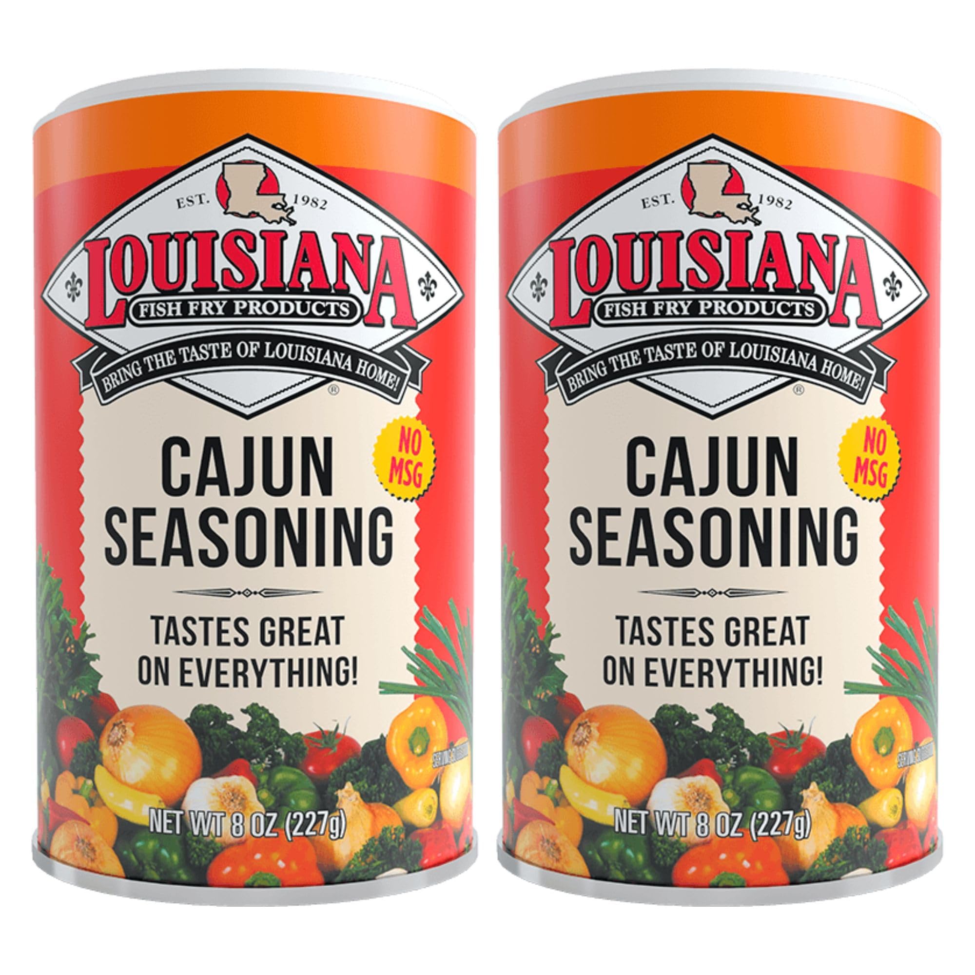 Louisiana Fish Fry Cajun Seasoning 8 Oz Wholesale Palletfly