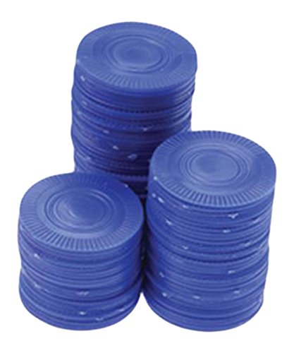 U.S. Toy Poker Chips Card GAME Blue
