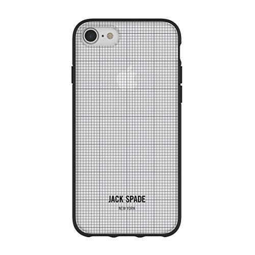 JACK SPADE Printed Clear Case for IPHONE 8 & IPHONE 7 - Graph Check/Clear