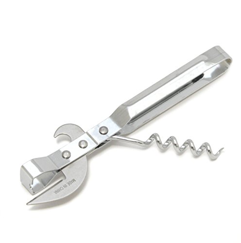Chef CRAFT Old Fashioned Can Opener with Corkscrew