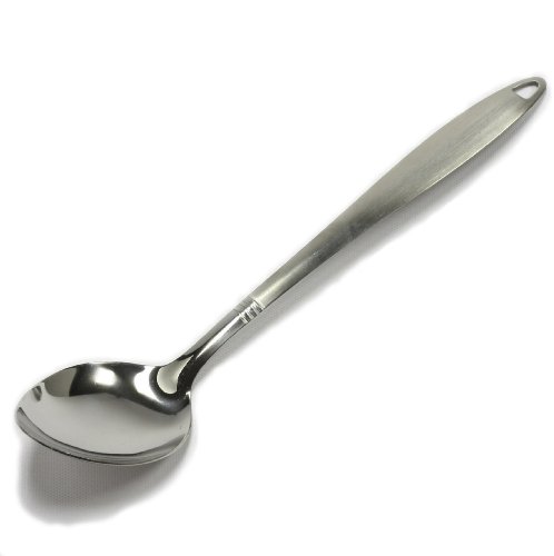 ''Chef CRAFT 10230 1-Piece Stainless Steel Solid Spoon,13-Inch''