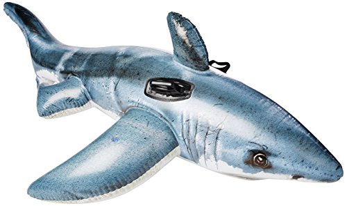 ''Intex Great White Shark Ride-On, 68 X 42, for Ages 3+''