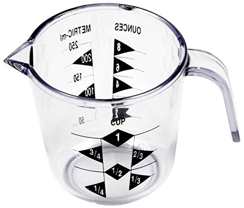 ''Chef CRAFT 1-Cup Measuring Cup, Clear''