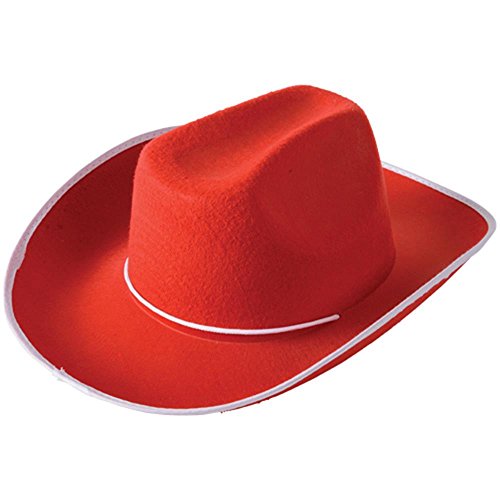 ''US Toy Cowboy HAT Costume, RED''