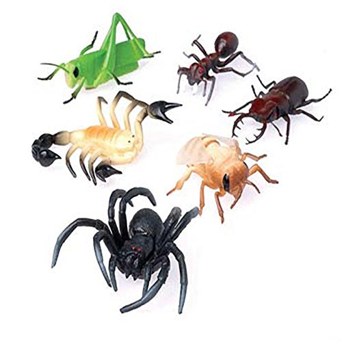U.S. TOY Assorted Realistic Insect Bug TOY Figures 4 Pack of 12