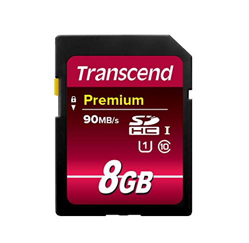 Transcend 8 GB High Speed 10 UHS Flash Memory Card (TS8GSDU1)