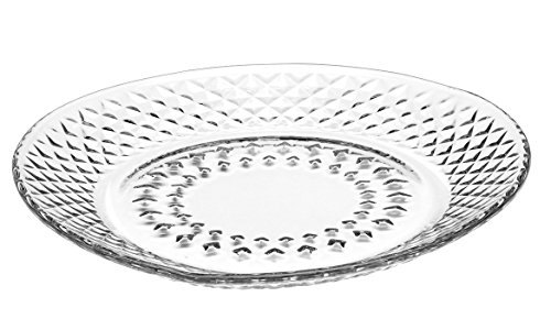 ''Libbey Montclair GLASS Salad Plates (Set of 12), Clear''