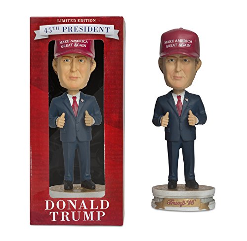 ''PLAN P2 PROMOTIONS Donald Trump Bobblehead, Make America Great Again (Discontinued by manufacturer)