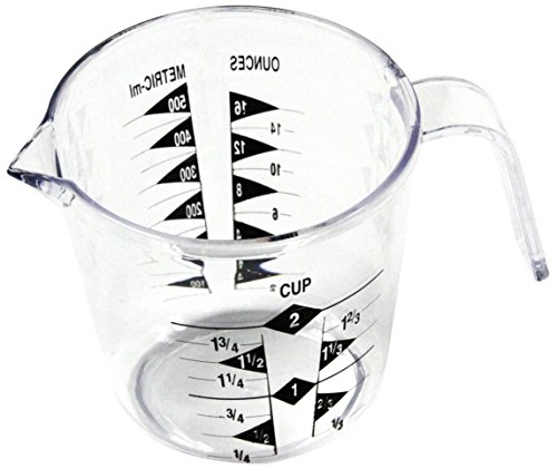''Chef CRAFT 2-Cup Measuring Cup, Clear''