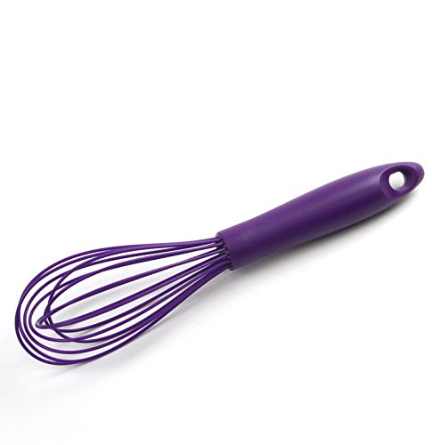''Chef CRAFT 13572 Premium Silicone Wire Whisk, 10.75, Purple''