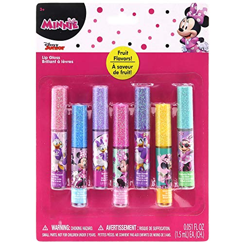 ''Townley Girl Super Sparkly 7 Pack Party Favor LIP GLOSS, 7 CT (Minnie Mouse)''