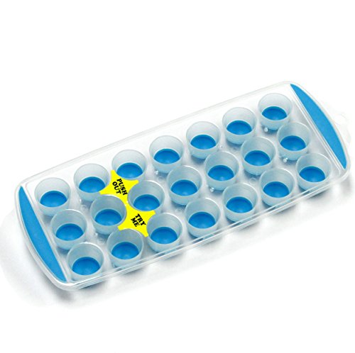 ''Chef CRAFT 21359 Ice Cube Tray, Green/Clear/Blue''