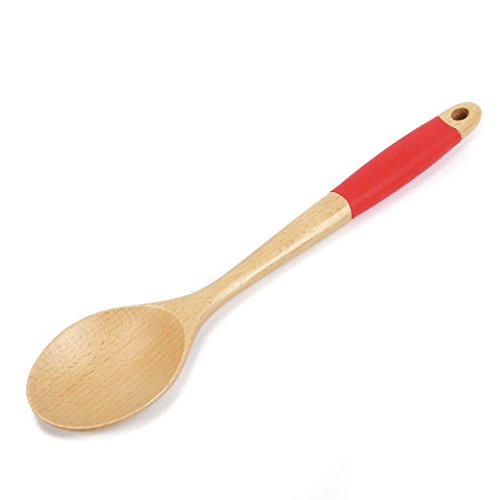 ''Chef CRAFT 21997 Silicone Wooden Spoon, Red''