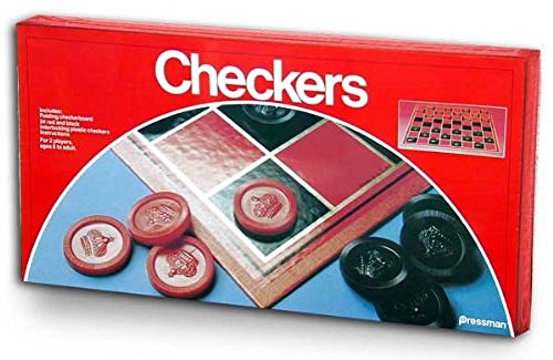 Pressman TOY Checkers Folding Board Game-1 Pack