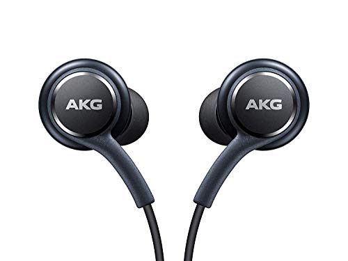 OEM Stereo HEADPHONES w/Microphone for Samsung Galaxy S8 S9 S8 Plus S9 Plus Note 8 - Designed by AKG
