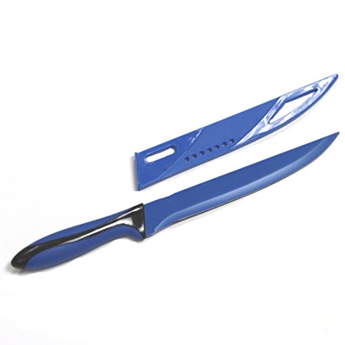 ''Chef Craft Carving KNIFE with Sheath, 8, Blue/Black''