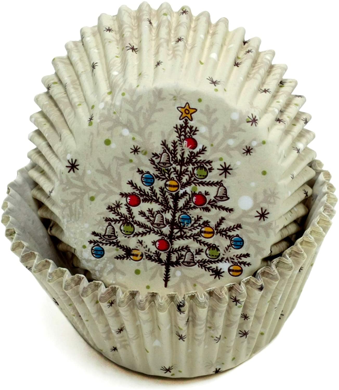 ''Chef CRAFT 50 Count Cupcake Liners, Tree with Decor''