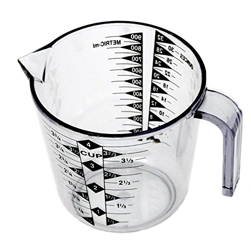 ''Chef CRAFT 4-Cup Measuring Cup, Clear''