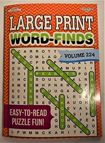 Kappa Publication 3842 Large Print Word-Finds Assorted Volumes