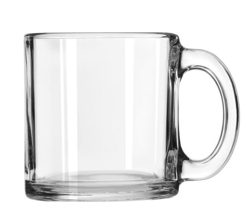 ''Libbey Robusta GLASS Mugs, Set of 12''