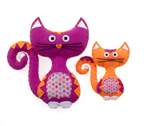 ''American Girl Crafts Cat Sew and Stuff Activity Kit, DIY Cat STUFFED ANIMALs''