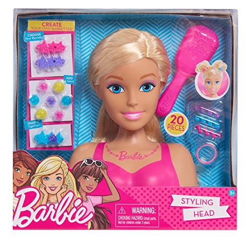 ''BARBIE Small Styling Head- Blonde, Medium, Pink''