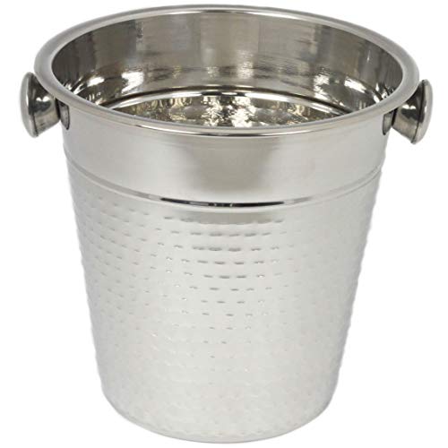 ''Chef CRAFT 21994 Hammered Champagne Bucket, Stainless Steel''
