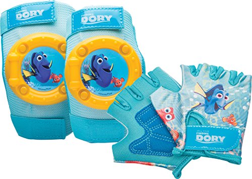 ''Bell 7078264 Finding Dory Protective Gear Pad And GLOVE Set, Blue''