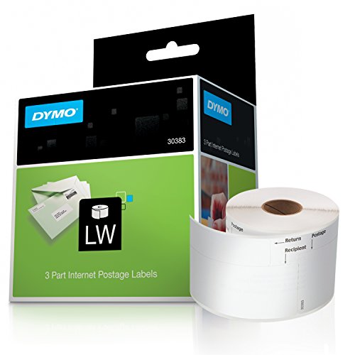 ''DYMO LW 3-Part Internet Postage Labels for LabelWriter Label PRINTERs, White, 2-1/4'' x 7'', 1 roll