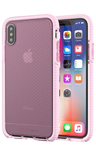 Evo Check Case for IPHONE X - Rose Tint/White