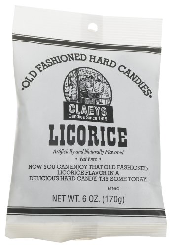 ''Claey's, Old Fashioned Hard CANDY Licorice, 6 oz''