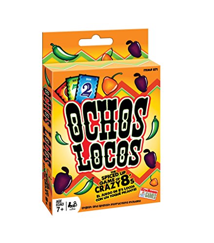 Ochos Locos - Crazy 8s Card GAME - For Ages 7 and Up